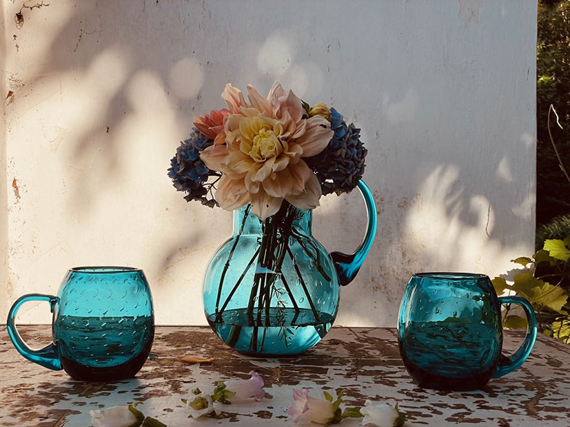 Džbán "Slza" tyrkysový - Obrázek 5