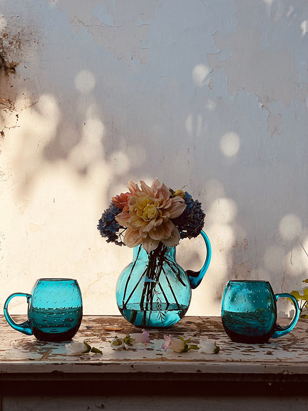 Džbán "Slza" tyrkysový - Obrázek 3