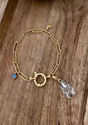 Náramek s medvídkem na karabince