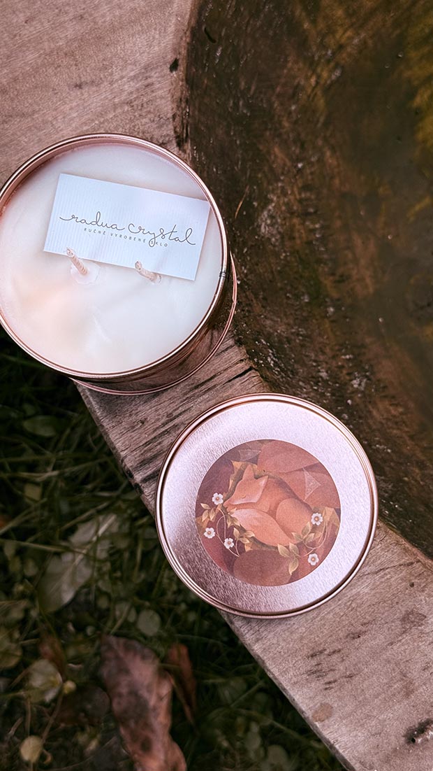 Svíčka v plecháčku - Podzimní krajina