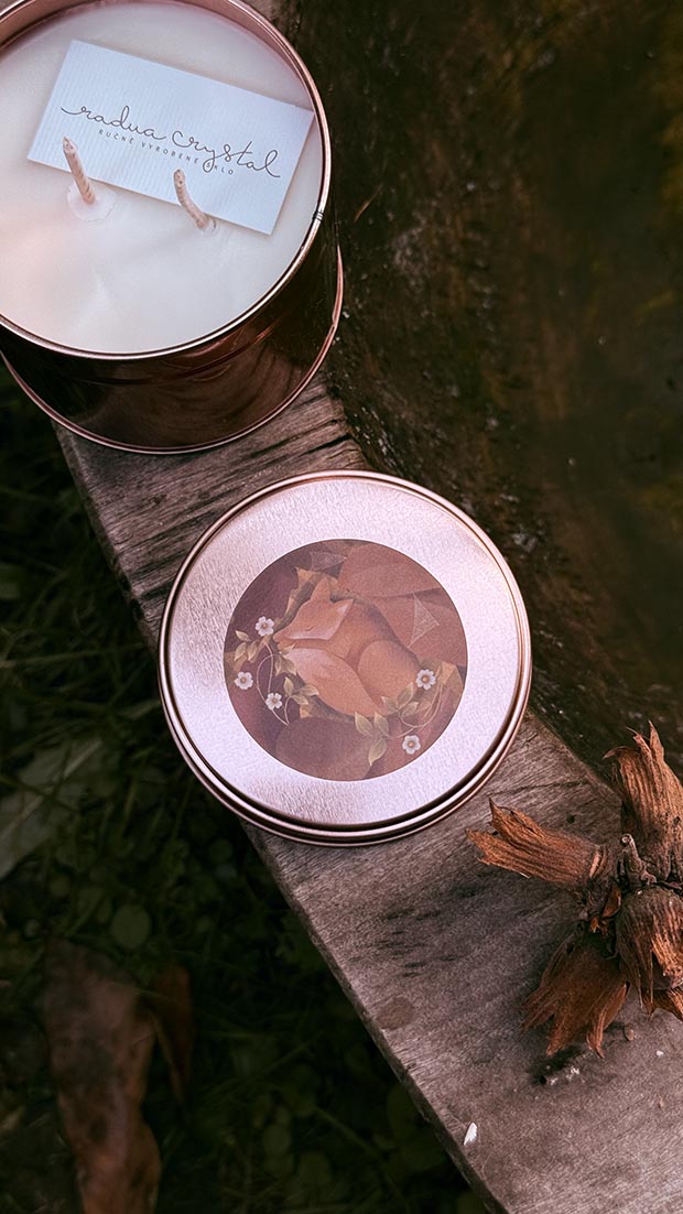 Svíčka v plecháčku - Podzimní krajina - Obrázek 3