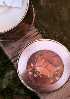 Svíčka v plecháčku - Podzimní krajina