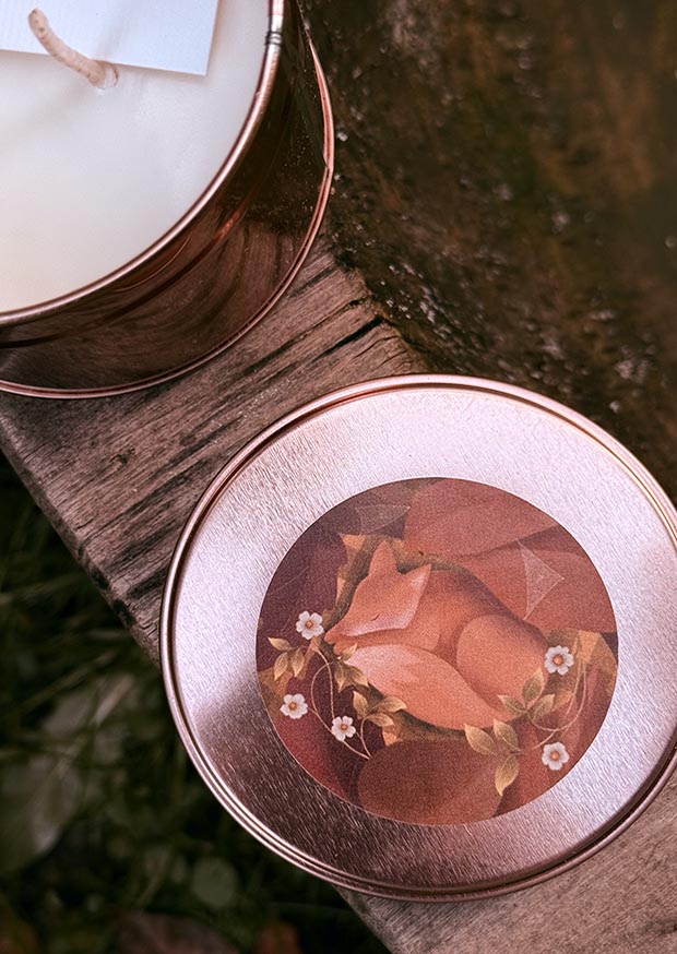 Svíčka v plecháčku - Podzimní krajina - Obrázek 4