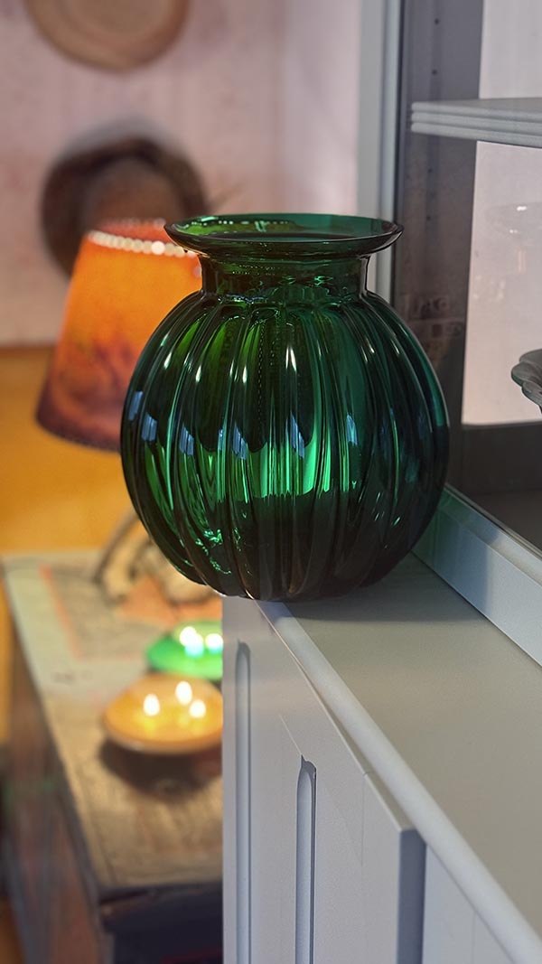 Křišťálová váza "Maria" smaragdová - Obrázek 4