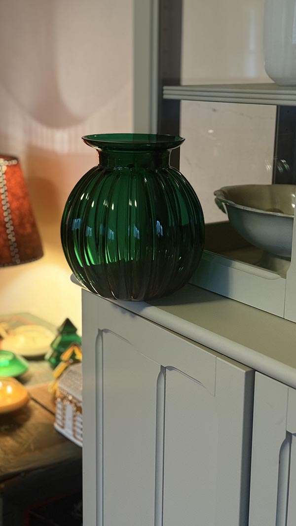 Křišťálová váza "Maria" smaragdová - Obrázek 5